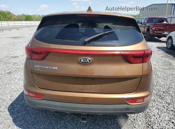 KNDPM3ACXJ7345848 2018 KIA SPORTAGE Brown Widok z tyłu