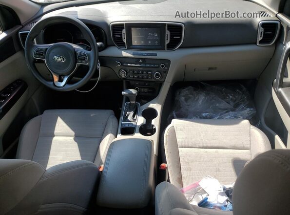 KNDPM3ACXJ7400086 2018 KIA SPORTAGE Серебряный Вид панели приборов