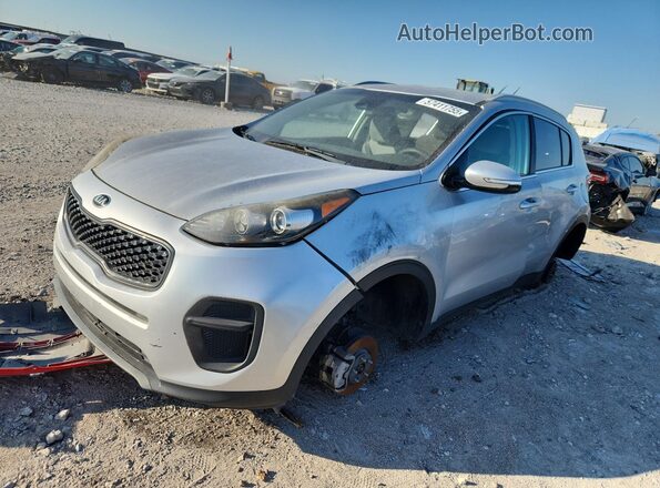 KNDPM3ACXJ7420595 2018 KIA SPORTAGE Silver Передня ліва чверть