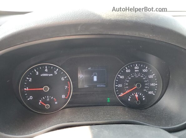 KNDPMCAC0J7315385 2018 KIA SPORTAGE Silver Вид щитка приладів