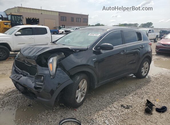 KNDPMCAC0J7459826 2018 KIA SPORTAGE Black Przód lewy
