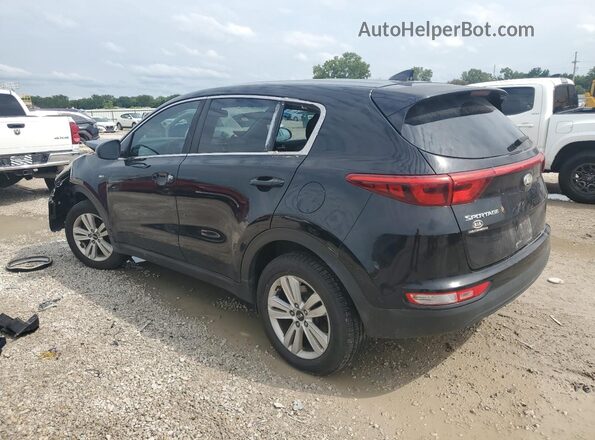 KNDPMCAC0J7459826 2018 KIA SPORTAGE Black Tył lewy