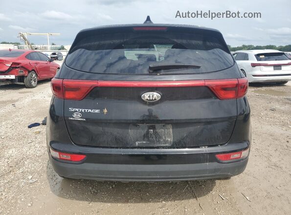 KNDPMCAC0J7459826 2018 KIA SPORTAGE Black Widok z tyłu
