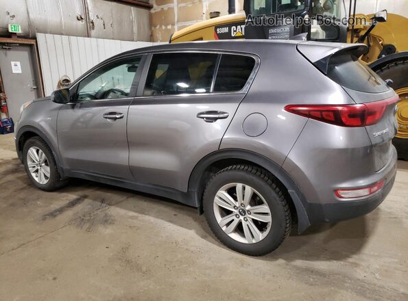KNDPMCAC2J7427220 2018 KIA SPORTAGE Серый Задняя левая четверть