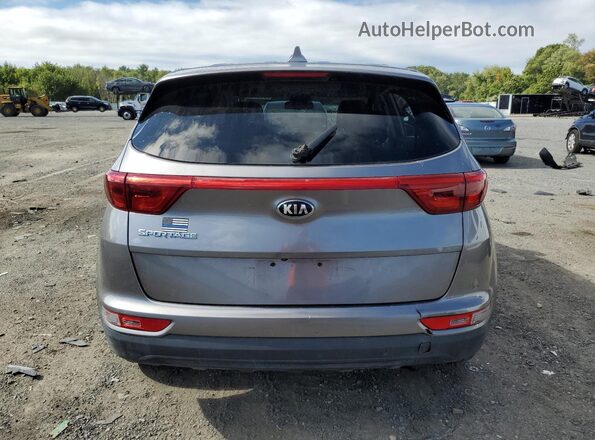 KNDPMCAC6J7400778 2018 KIA SPORTAGE Серый Вид сзади