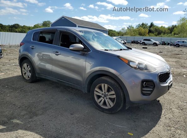 KNDPMCAC6J7400778 2018 KIA SPORTAGE Серый Передняя правая четверть