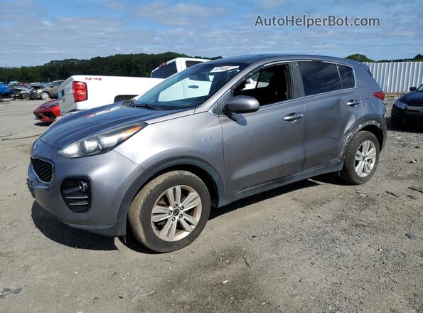 KNDPMCAC6J7400778 2018 KIA SPORTAGE Серый Передняя левая четверть