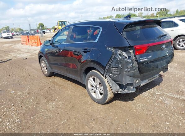 KNDPMCAC6K7603218 2019 KIA SPORTAGE Black Հետևի ձախ