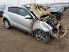 2018 Kia Sportage Lx Silver vin: KNDPMCAC7J7443977