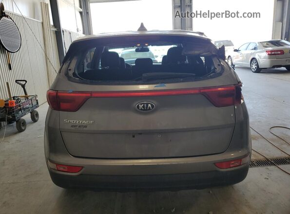 KNDPMCAC7J7448743 2018 KIA SPORTAGE Gray Widok z tyłu