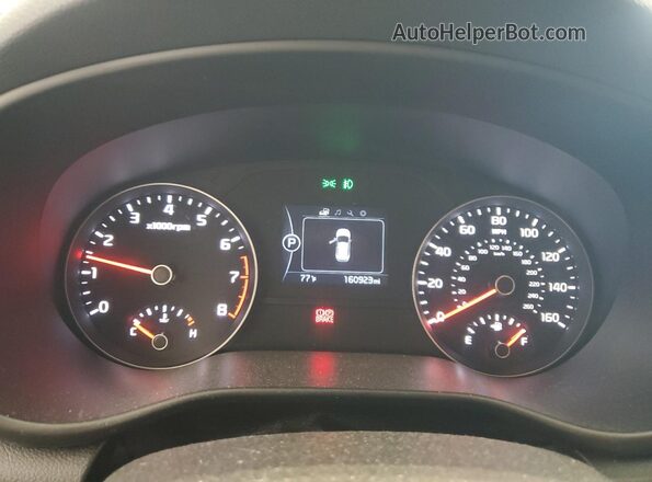 KNDPMCAC7J7448743 2018 KIA SPORTAGE Gray Widok zestawu wskaźników
