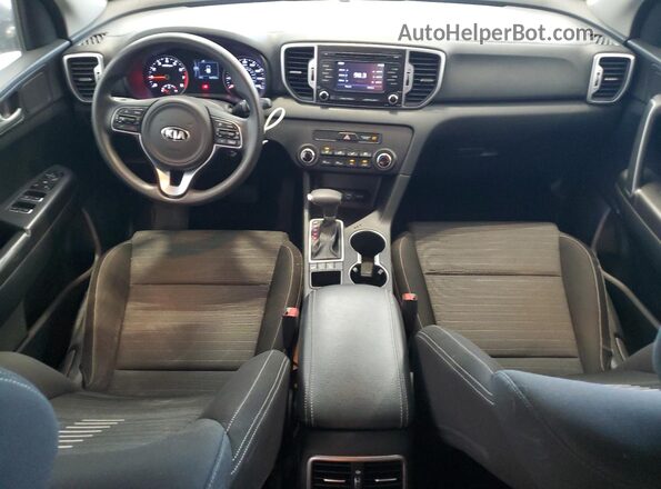 KNDPMCAC7J7448743 2018 KIA SPORTAGE Gray Widok deski rozdzielczej