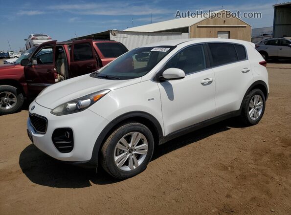 KNDPMCAC8H7075478 2017 KIA SPORTAGE Белый Передняя левая четверть