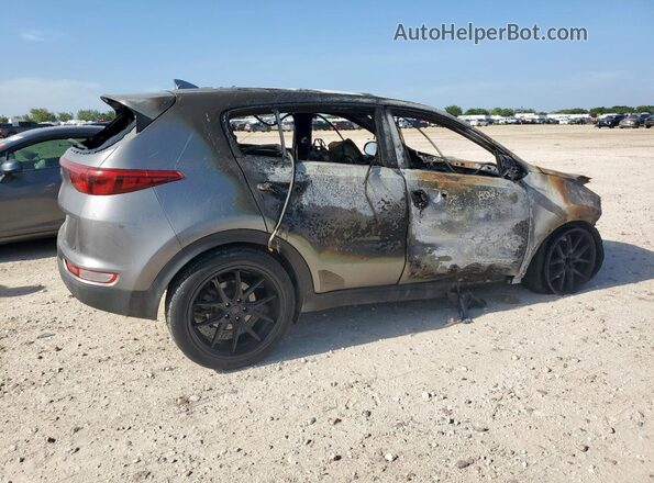 KNDPMCAC9J7348353 2018 KIA SPORTAGE Серый Задняя правая четверть