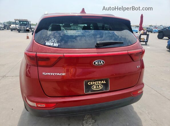 KNDPN3AC3J7413114 2018 KIA SPORTAGE Maroon Вид ззаду