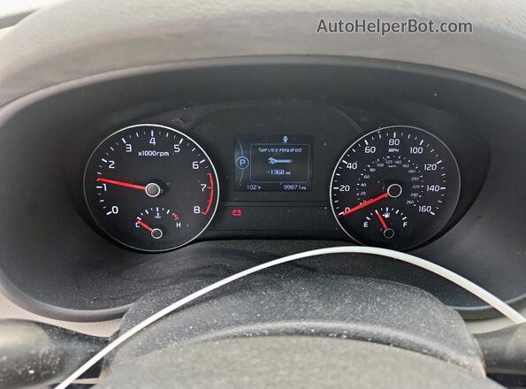 KNDPN3AC3J7413114 2018 KIA SPORTAGE Maroon Вид щитка приладів