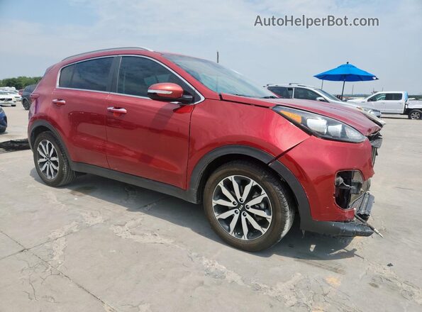 KNDPN3AC3J7413114 2018 KIA SPORTAGE Maroon Передня права чверть