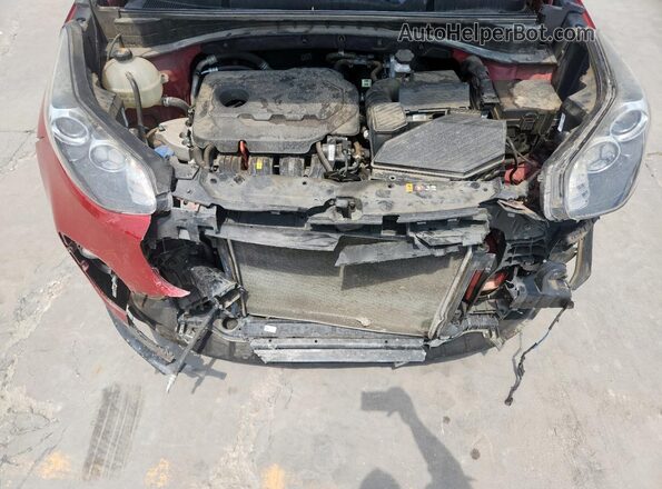 KNDPN3AC3J7413114 2018 KIA SPORTAGE Maroon Вид підкапотного простору