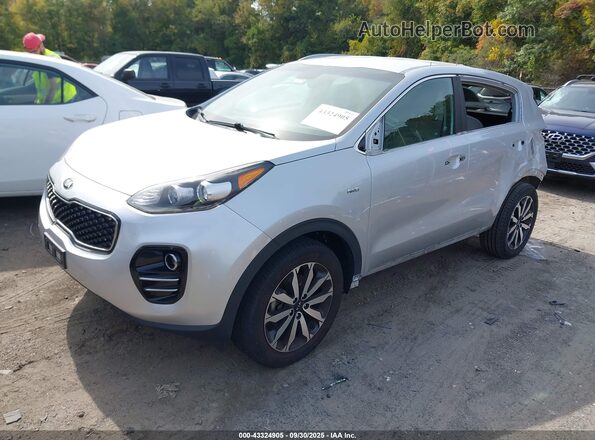 KNDPNCAC6J7374034 2018 KIA SPORTAGE Серебряный Передняя левая четверть