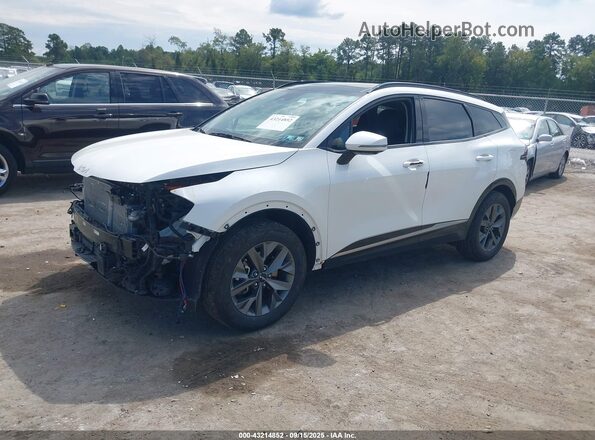 KNDPXCDG1S7184233 2025 KIA SPORTAGE HYBRID Белый Передняя левая четверть