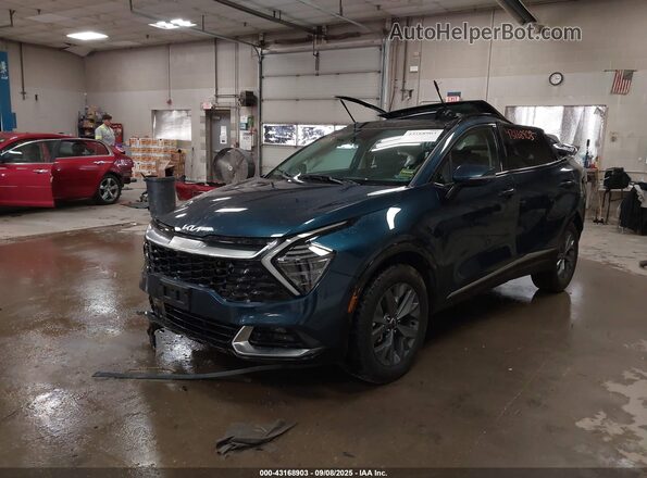KNDPXCDG9S7221402 2025 KIA SPORTAGE HYBRID Синий Передняя левая четверть