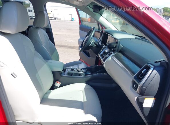 KNDRH4LG0M5024470 2021 KIA SORENTO HYBRID Красный Вид салона спереди