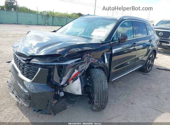 KNDRHDJG2S5308814 2025 KIA SORENTO HYBRID Black Przód lewy