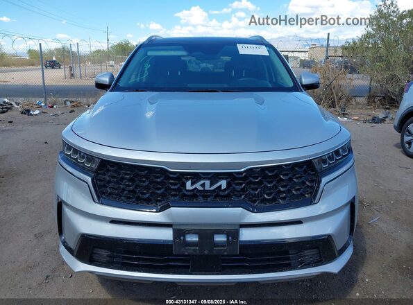 KNDRHDLG7R5236158 2024 KIA SORENTO HYBRID Silver Widok zestawu wskaźników