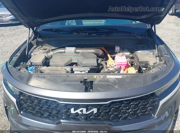 KNDRKDLG7P5218449 2023 KIA SORENTO HYBRID Black Widok z tyłu