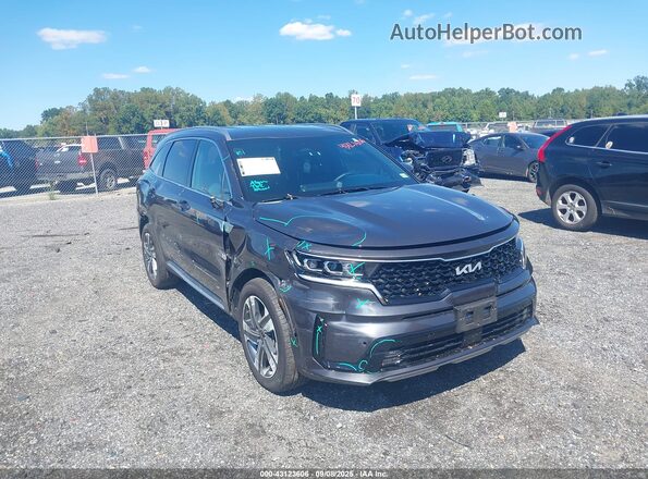 KNDRKDLG7P5218449 2023 KIA SORENTO HYBRID Black Przód prawy