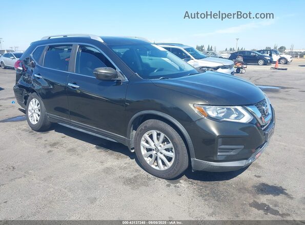 KNMAT2MT0HP552726 2017 NISSAN ROGUE Зеленый Передняя правая четверть