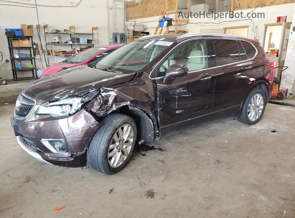 LRBFX3SX2LD169739 2020 BUICK ENVISION Коричневый Передняя левая четверть