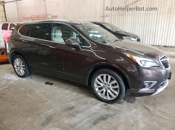 LRBFX3SX2LD169739 2020 BUICK ENVISION Коричневый Передняя правая четверть