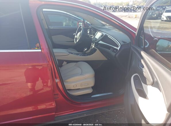 LRBFXBSAXJD007344 2018 BUICK ENVISION Red Widok wnętrza z przodu