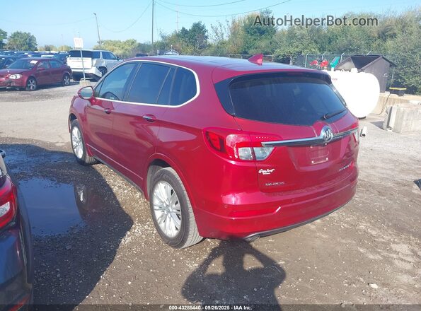 LRBFXBSAXJD007344 2018 BUICK ENVISION Red Tył lewy