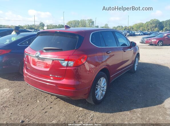 LRBFXBSAXJD007344 2018 BUICK ENVISION Red Tył prawy