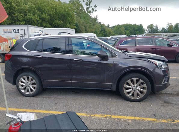 LRBFXESX7GD165381 2016 BUICK ENVISION Gray Вид задньої частини салону
