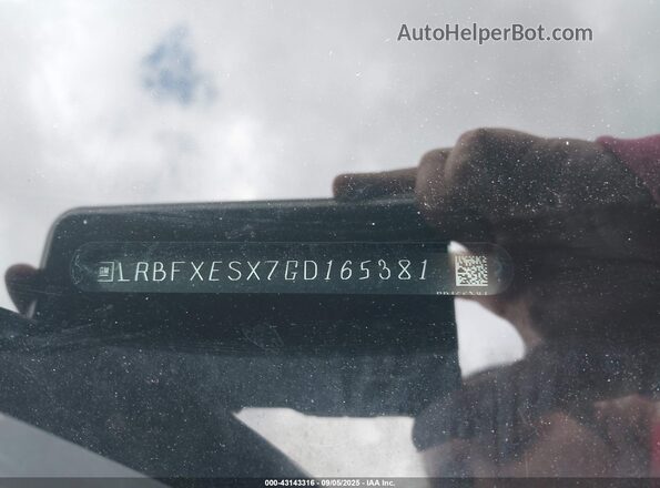 LRBFXESX7GD165381 2016 BUICK ENVISION Gray Вид підкапотного простору