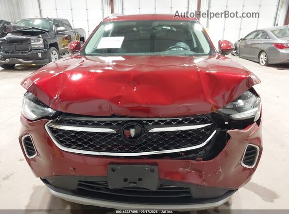 LRBFZSR48MD103939 2021 BUICK ENVISION Maroon Vista del cuadro de instrumentos