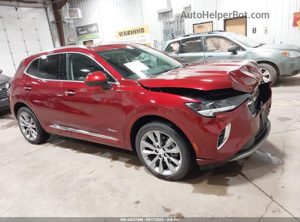 LRBFZSR48MD103939 2021 BUICK ENVISION Maroon Delantero derecho
