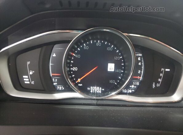 LYV402HMXJB170987 2018 VOLVO S60 White Սարքավորումների վահանակի տեսք