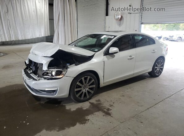 LYV402HMXJB170987 2018 VOLVO S60 White Առջևի ձախ երեք քառորդ տեսարան
