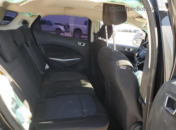 MAJ3P1TE2JC237455 2018 FORD ECOSPORT Black Rear seats view