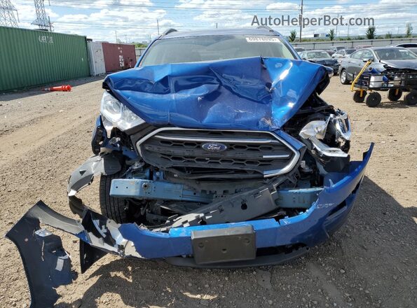 MAJ3P1TE7JC165586 2018 FORD ECOSPORT Blue Vista frontal