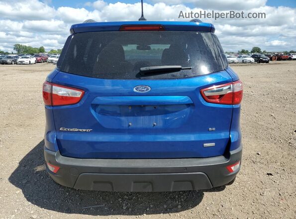 MAJ3P1TE7JC165586 2018 FORD ECOSPORT Blue Vista trasera