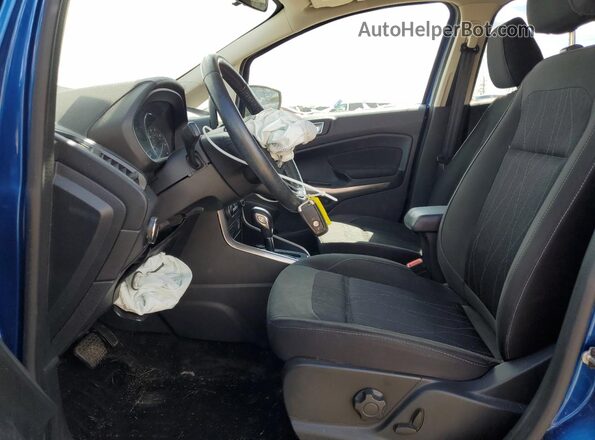 MAJ3P1TE7JC165586 2018 FORD ECOSPORT Blue Vista interior delantera