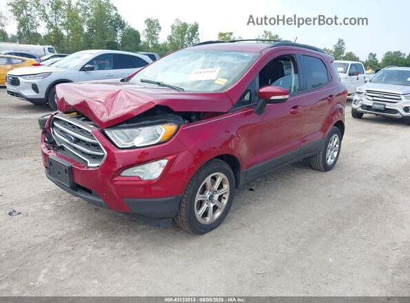MAJ3P1TEXJC247392 2018 FORD ECOSPORT Red Front left