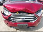 2018 Ford Ecosport Se Red vin: MAJ3P1TEXJC247392 2018 Ford Ecosport Se Red vin: MAJ3P1TEXJC247392