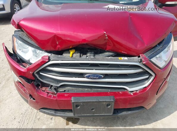 MAJ3P1TEXJC247392 2018 FORD ECOSPORT Red Front view