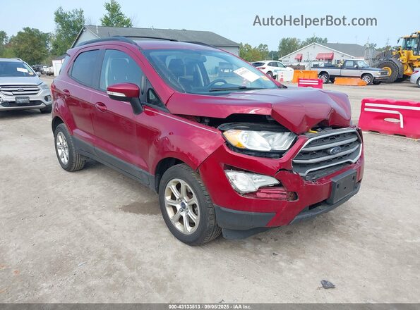 MAJ3P1TEXJC247392 2018 FORD ECOSPORT Red Front right